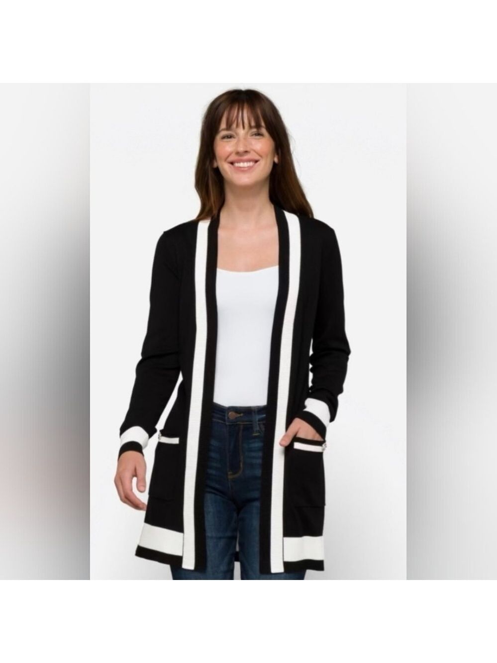 Lety & Me | Double Pocket Duster Cardigan
